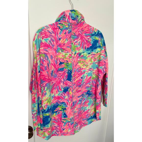 Lilly Pulitzer EUC Vibrant Colors Dee Dee Swing Jacket- Palm Beach Coral Size S - Picture 4 of 7